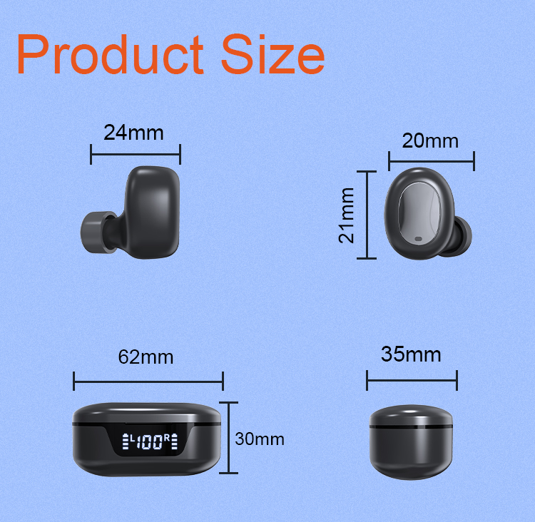 Fabricant d'écouteurs Bluetooth sans fil TWS Enle prend en charge la vente en gros et OEM TW16