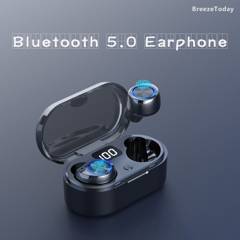 Nuovo TW80 Bluetooth 5.0 TWS Auricolari CVC8.0 Riduzione attiva del rumore Stereo In-Ear 9D Stereo Sport IPX5 Auricolari impermeabili