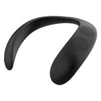 2022 Ear-Free Neck Wearable Bluetooths Speaker U Shape Neckband Soundwear Wearable Portable Sports Ear Free Hanging Neck Speaker