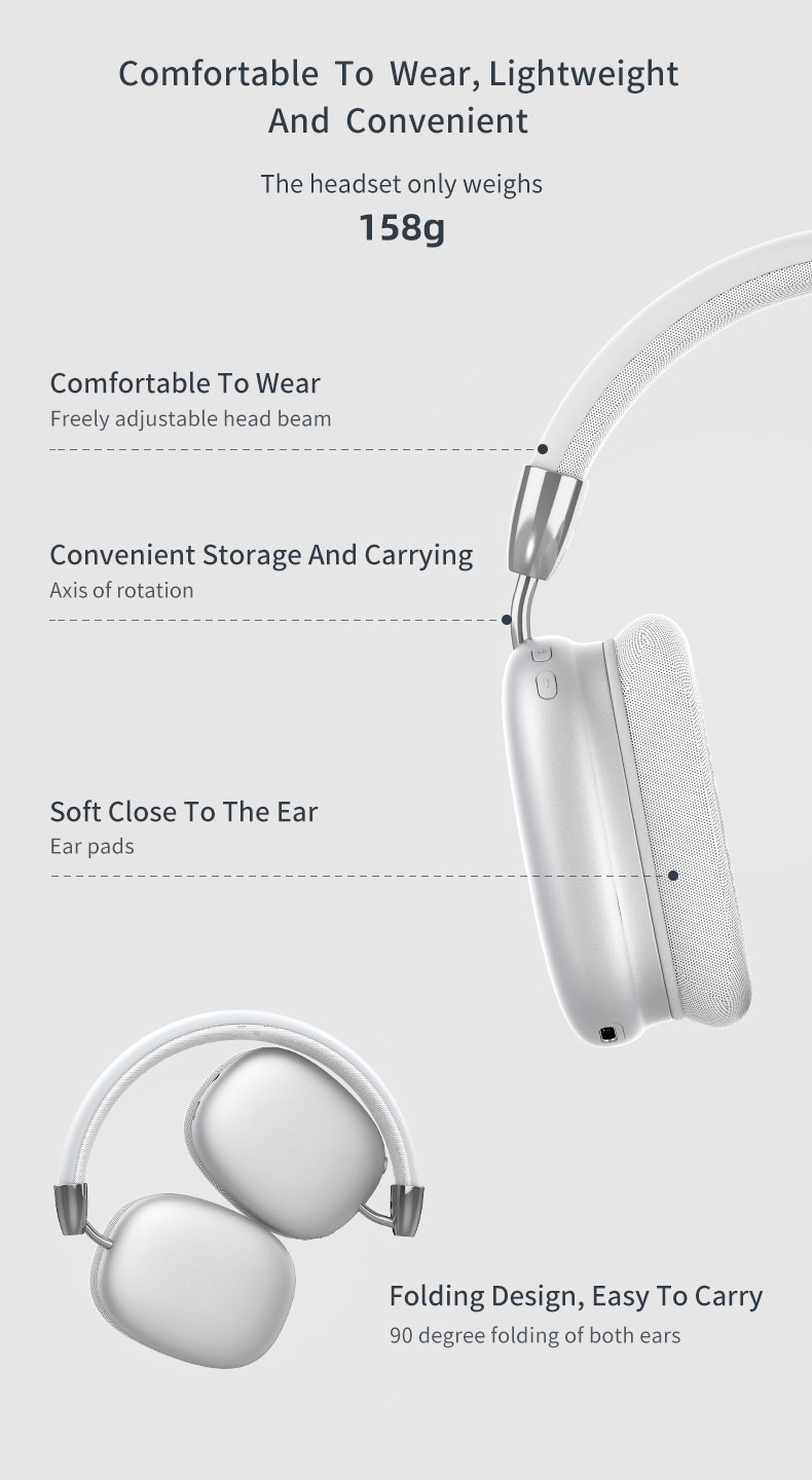 Bestes kabelloses Bluetooth-Gaming- und Musik-Kopfhörer-Headset E96 mit Geräuschunterdrückung für Sport und Musik von BT TWS-Hersteller Enle
