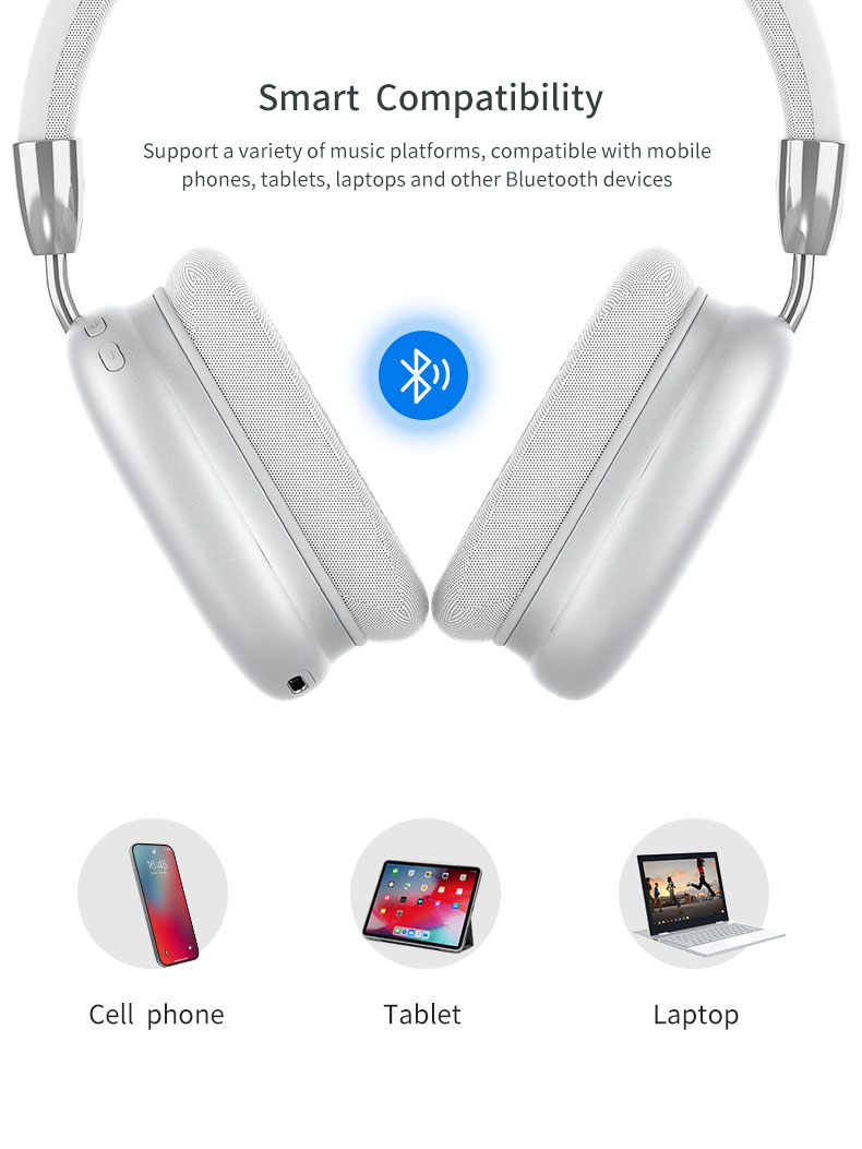 Bestes kabelloses Bluetooth-Gaming- und Musik-Kopfhörer-Headset E96 mit Geräuschunterdrückung für Sport und Musik von BT TWS-Hersteller Enle