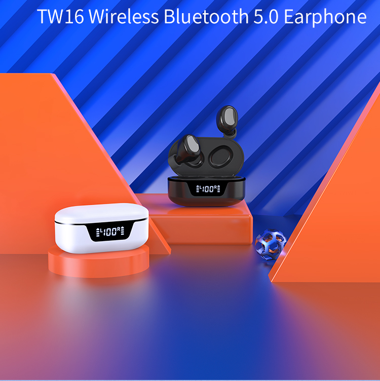 TWS 이어버드 이어폰 제조업체 및 도매업체 Enle 지원 OEM 및 ODM -TW16