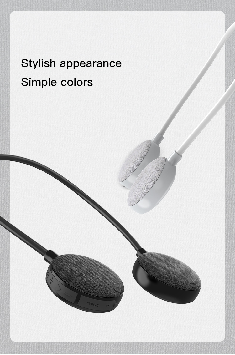 SafeTrip Neck Bluetooth-Kopfhörerlautsprecher Leichter tragbarer Lautsprecher 3D-Stereoton Tragbares Headset OEM-Hersteller B70