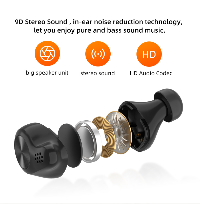 Chine Fabricant professionnel d'écouteurs TWS sans fil Bluetooth ODM OEM Enle Supply TW18