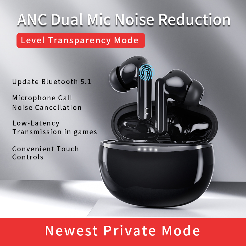 2022 amazon gorący sprzedawca A50 Pro przenośny bezprzewodowy zestaw słuchawkowy Bluetooth TWS z redukcją szumów