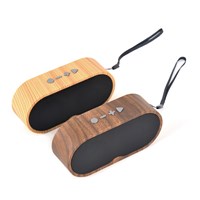 F3 رخيصة نوعية جيدة سماعات بلوتوث لاسلكية محمولة صغيرة IPX4 مكبرات صوت خشبية