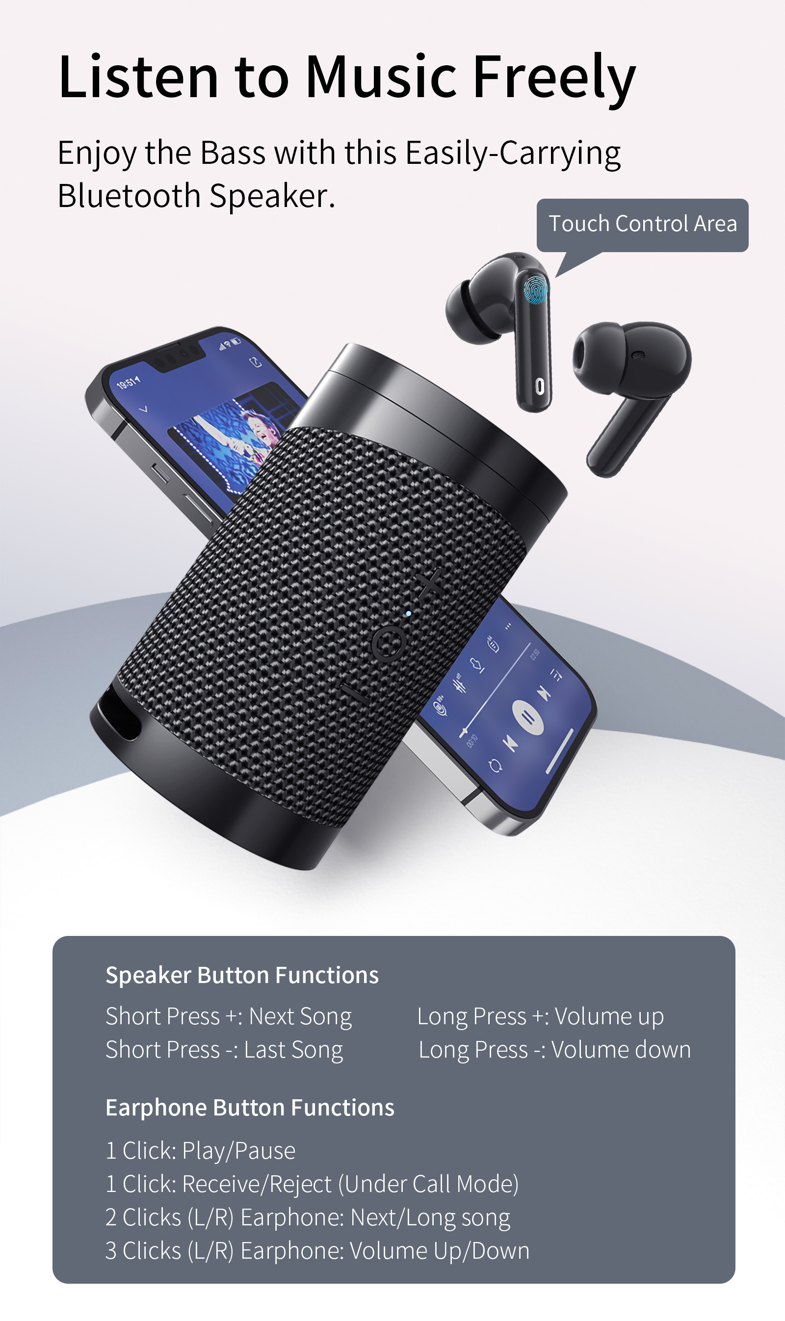Bluetooth-Systemaufbau tws Kopfhörerladegerät