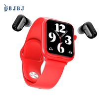 X8 Smart Watch Earbuds 2 in 1-red