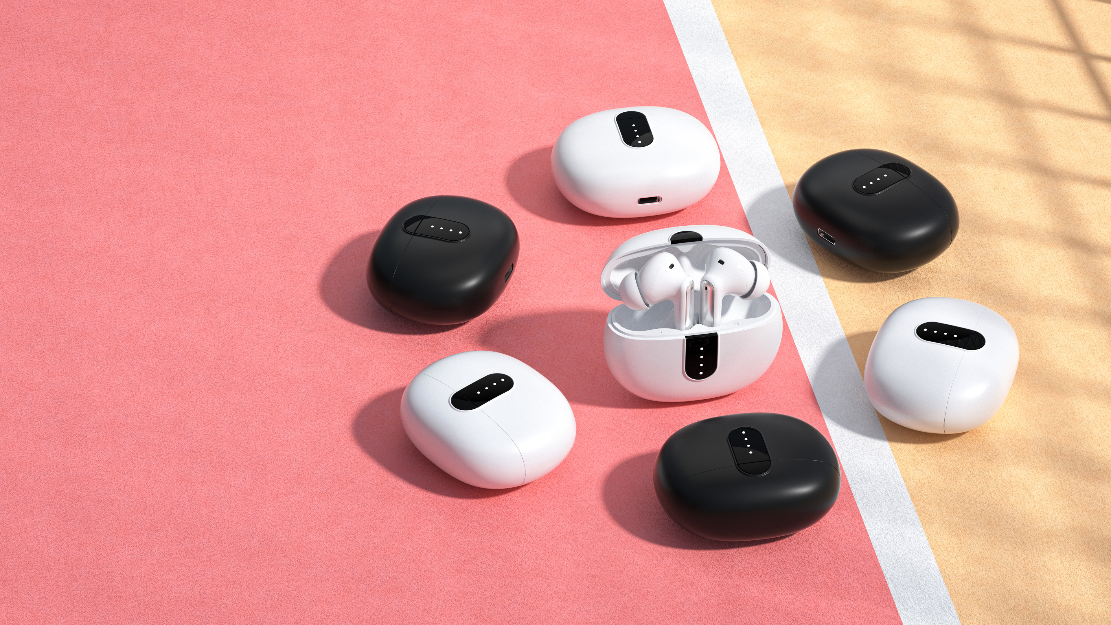 TWS earbuds with anc
