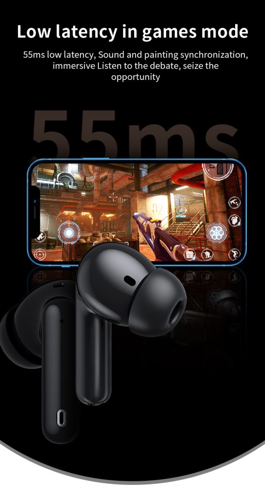 A50 Pro portable noise-cancelling  TWS Earphone